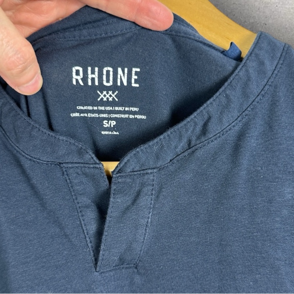 Rhone Everyday Essential Lounge Henley Shirt Navy Blue Mens Size Small Shopbop S - Picture 5 of 13